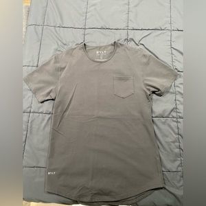 Dark grey, Bylt lux t shirt. Size medium